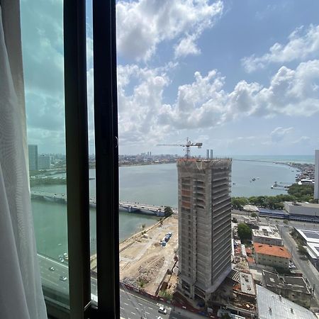 Flat Beach Class Excelsior - Em Frente Ao Shopping Riomar Recife Bagian luar foto