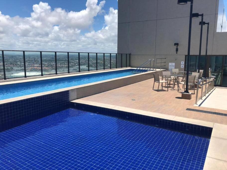 Flat Beach Class Excelsior - Em Frente Ao Shopping Riomar Recife Bagian luar foto