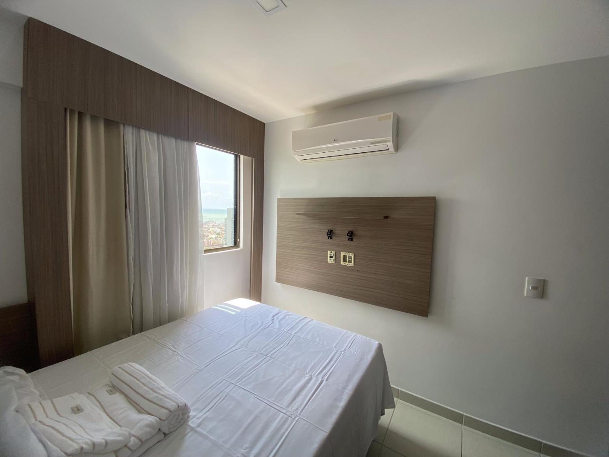 Flat Beach Class Excelsior - Em Frente Ao Shopping Riomar Recife Bagian luar foto