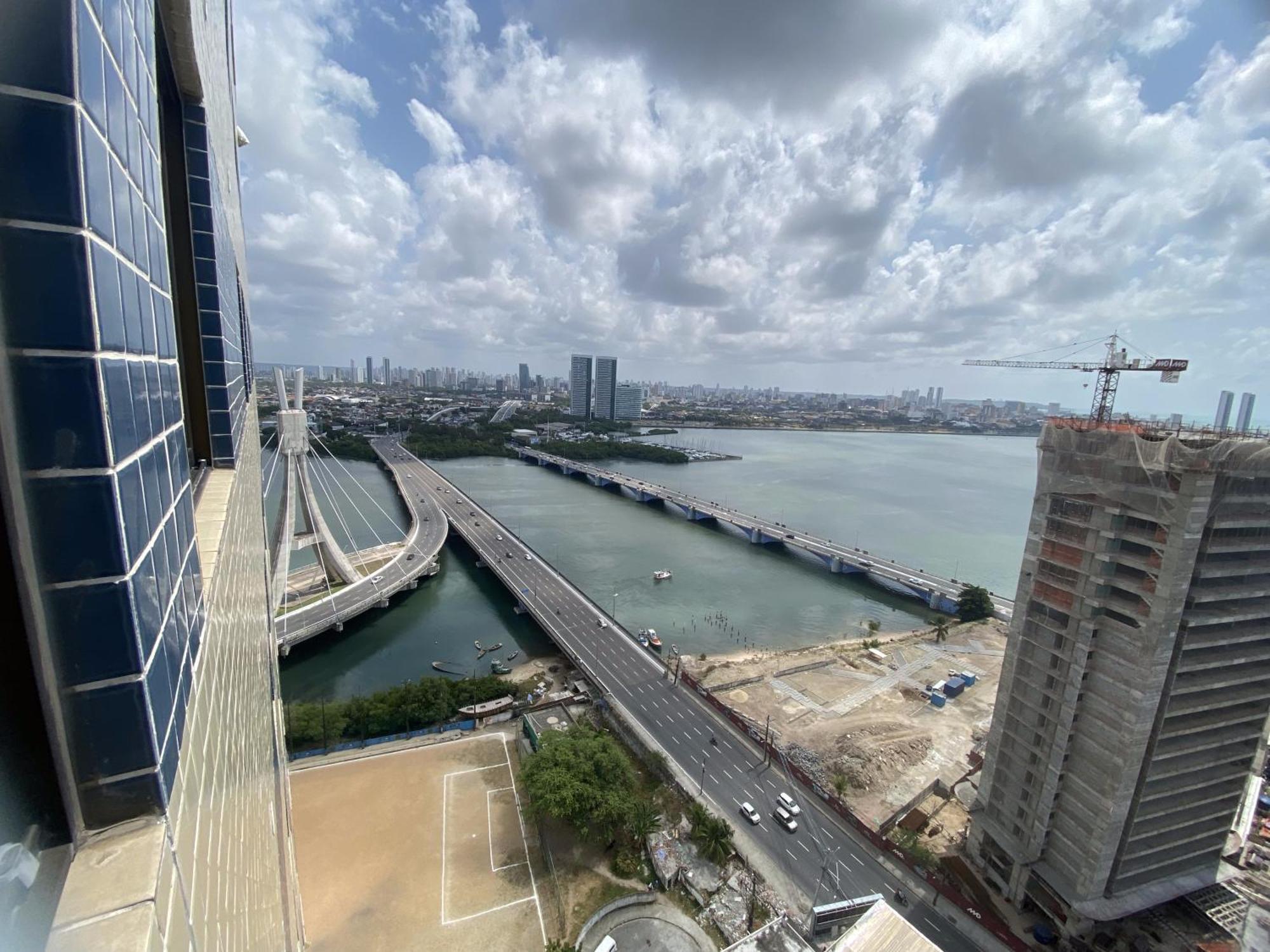 Flat Beach Class Excelsior - Em Frente Ao Shopping Riomar Recife Bagian luar foto