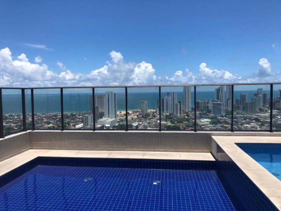 Flat Beach Class Excelsior - Em Frente Ao Shopping Riomar Recife Bagian luar foto