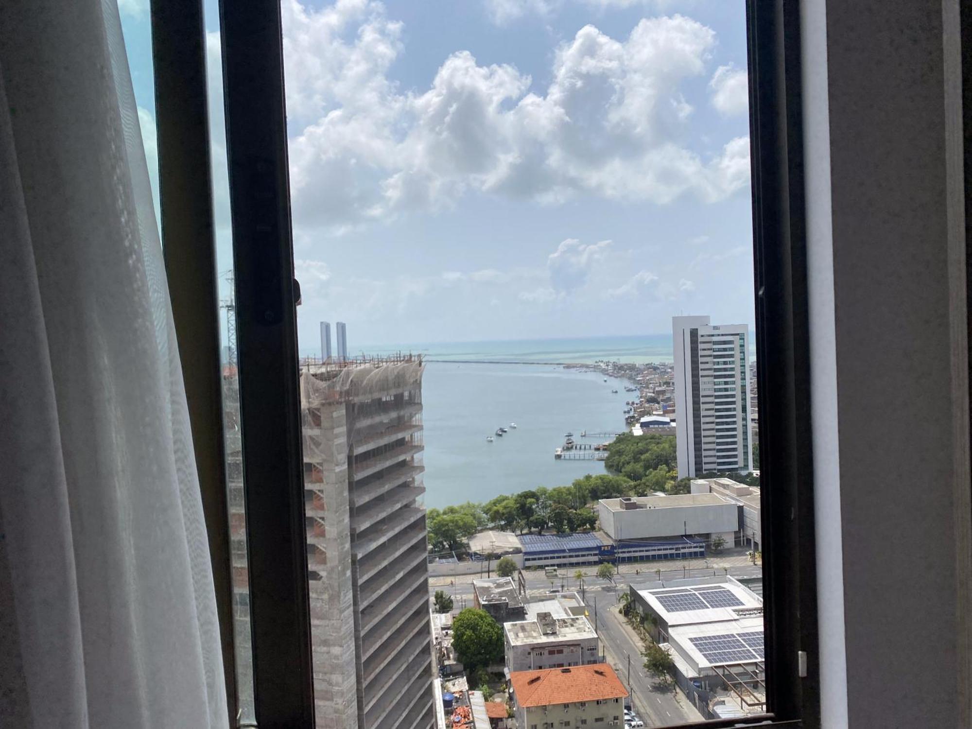Flat Beach Class Excelsior - Em Frente Ao Shopping Riomar Recife Bagian luar foto