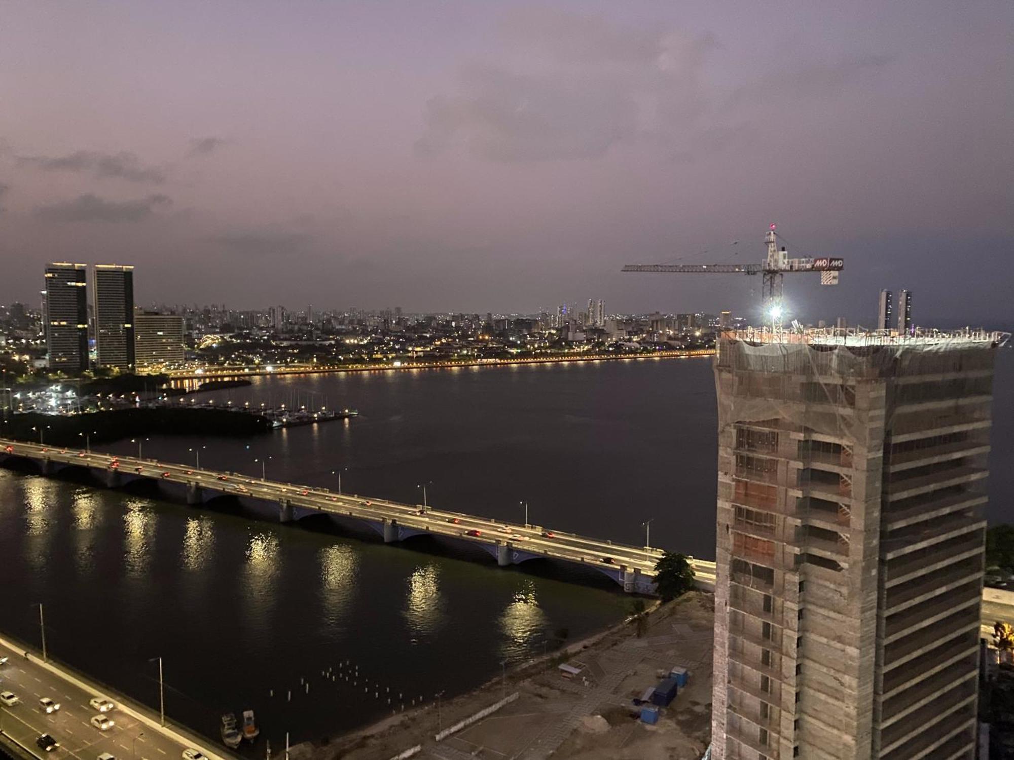 Flat Beach Class Excelsior - Em Frente Ao Shopping Riomar Recife Bagian luar foto