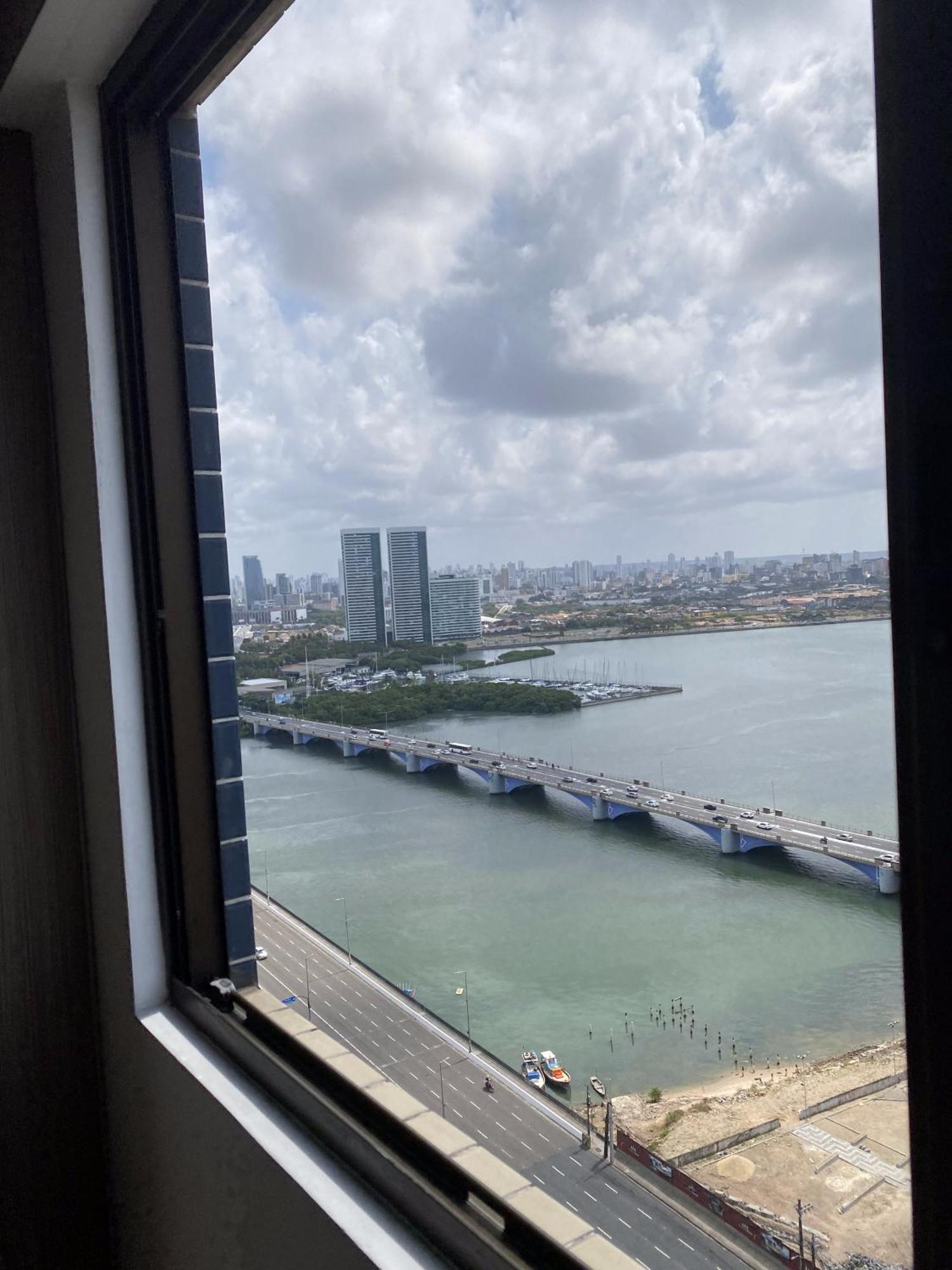 Flat Beach Class Excelsior - Em Frente Ao Shopping Riomar Recife Bagian luar foto
