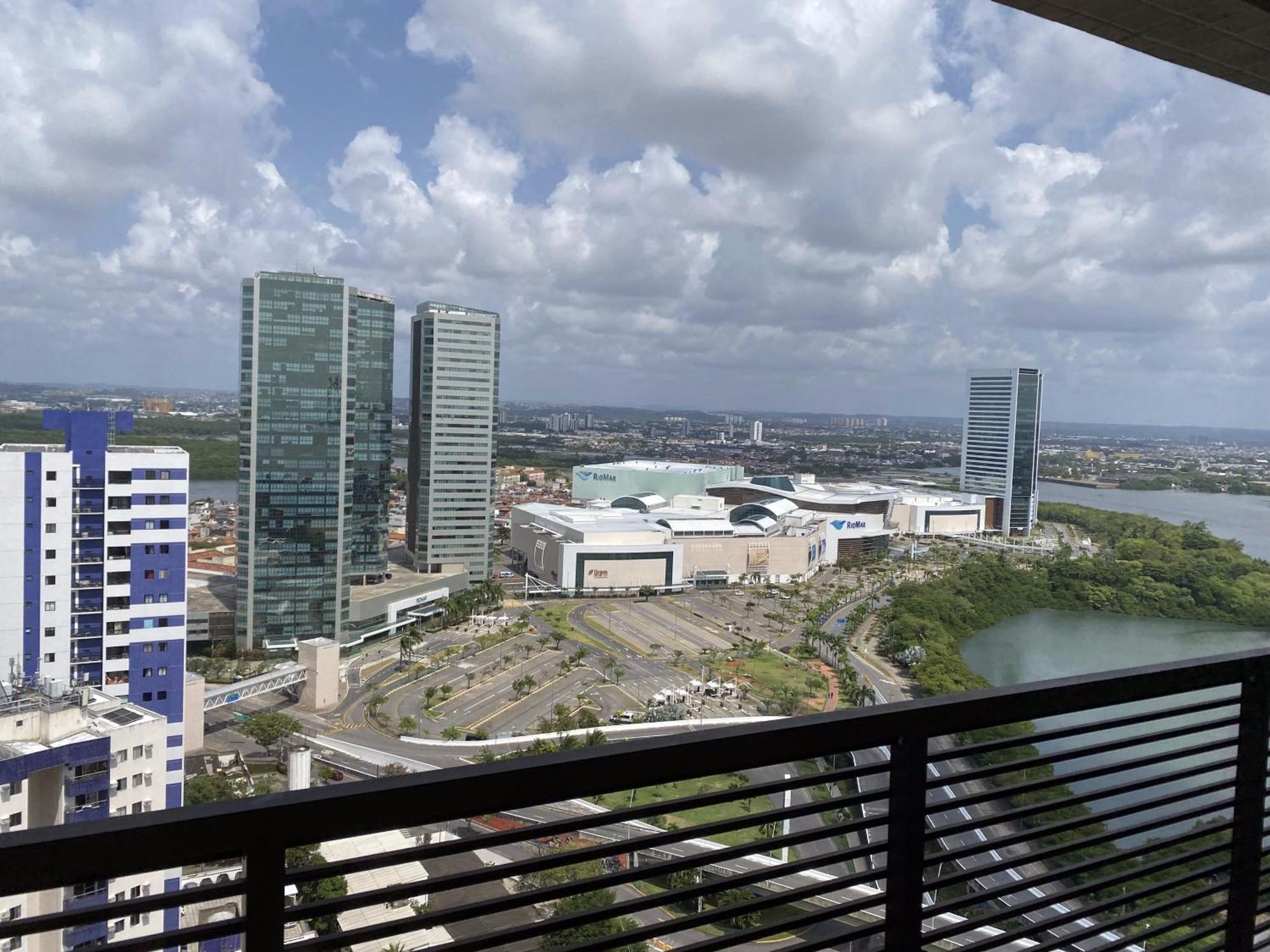Flat Beach Class Excelsior - Em Frente Ao Shopping Riomar Recife Bagian luar foto